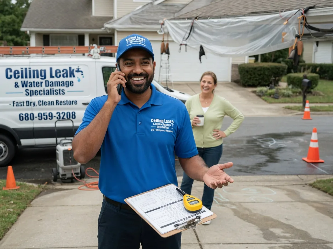 Ceiling Leak Cleanup Greenport, NY FAQs